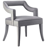 Tiffany Chair, Grey - Furniture - Dining - High Fashion Home