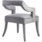 Tiffany Chair, Grey - Furniture - Dining - High Fashion Home