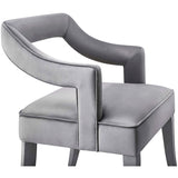 Tiffany Chair, Grey - Furniture - Dining - High Fashion Home