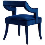 Tiffany Chair, Navy - Furniture - Chairs - Fabric 