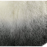 Tibetan Sheep Pouf, White to Grey - Furniture - Chairs - High Fashion Home