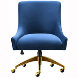 Beatrix Swivel Office Chair, Navy - Furniture - Office - High Fashion Home
