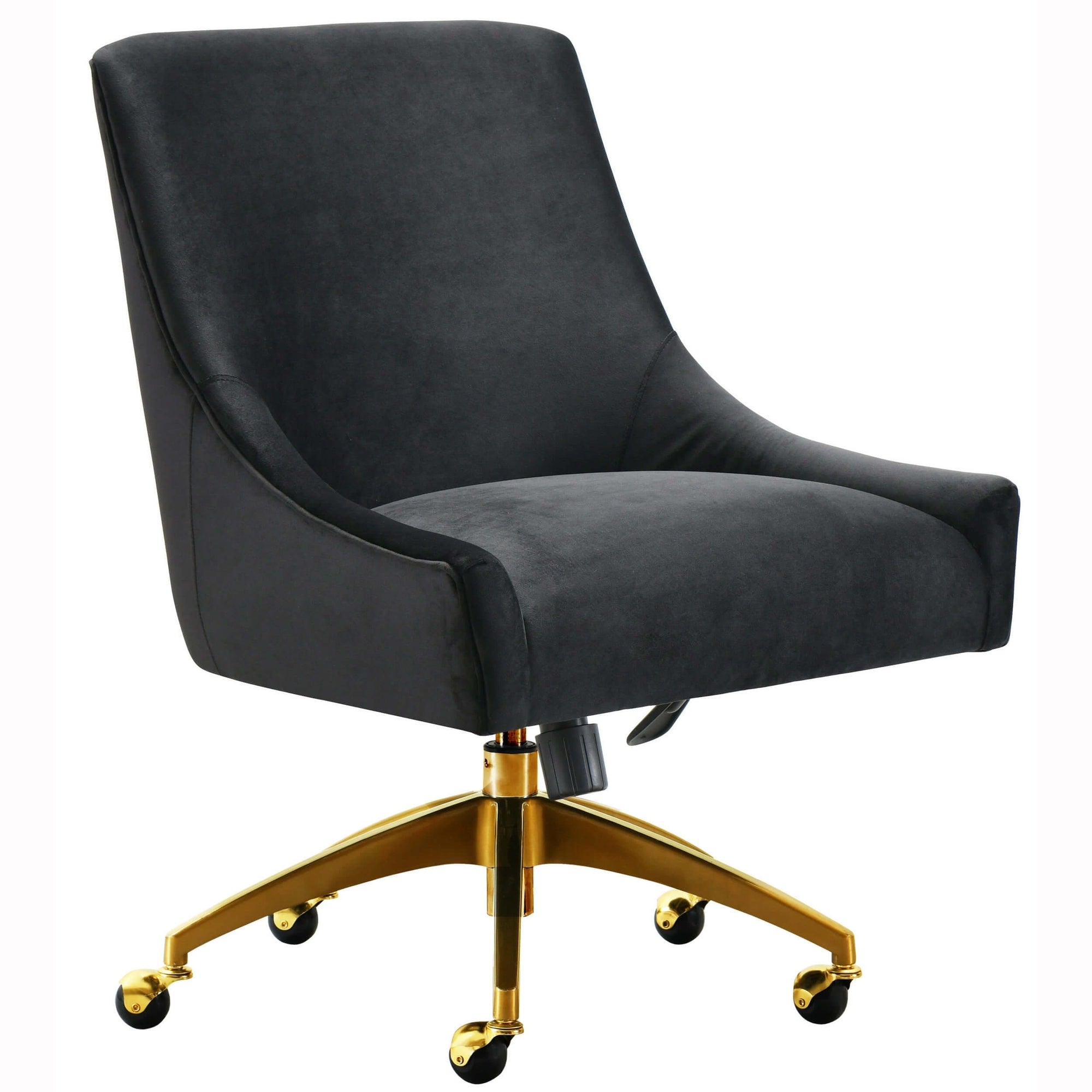 Black and deals gold executive chair