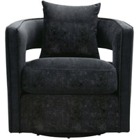 Kenneth Swivel Chair, Black – High Fashion Home