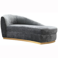 Adele Chaise, Grey - Furniture - Chaises & Benches