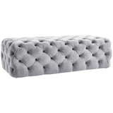 Kaylee Ottoman, Gray - Furniture - Accent Tables - High Fashion Home