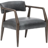 Tyler Arm Chair, Chaps Ebony - Modern Furniture - Accent Chairs - High Fashion Home