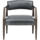 Tyler Arm Chair, Chaps Ebony - Modern Furniture - Accent Chairs - High Fashion Home