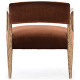 Tyler Arm Chair, Burnt Auburn - 