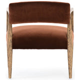 Tyler Arm Chair, Burnt Auburn - 