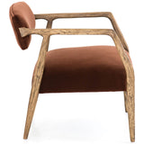Tyler Arm Chair, Burnt Auburn - 