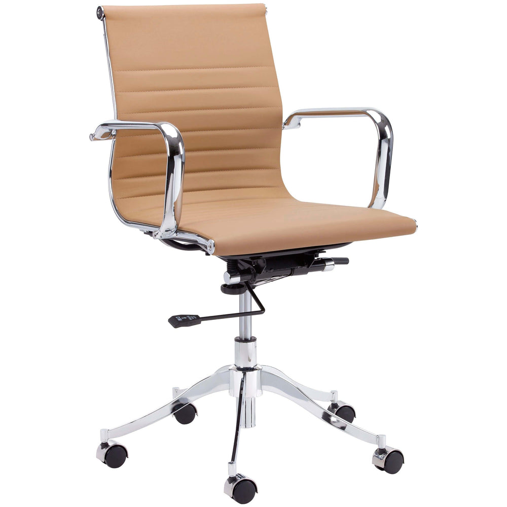 Tyler Full Back Office Chair, Tan - Furniture - Sunpan