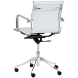 Tyler Full Back Office Chair, Snow - Furniture - Sunpan