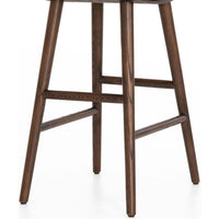 Union Saddle Counter Stool, Distressed Black - Furniture - Chairs - High Fashion Home