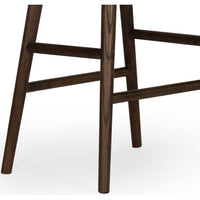 Union Saddle Counter Stool, Distressed Black - Furniture - Chairs - High Fashion Home