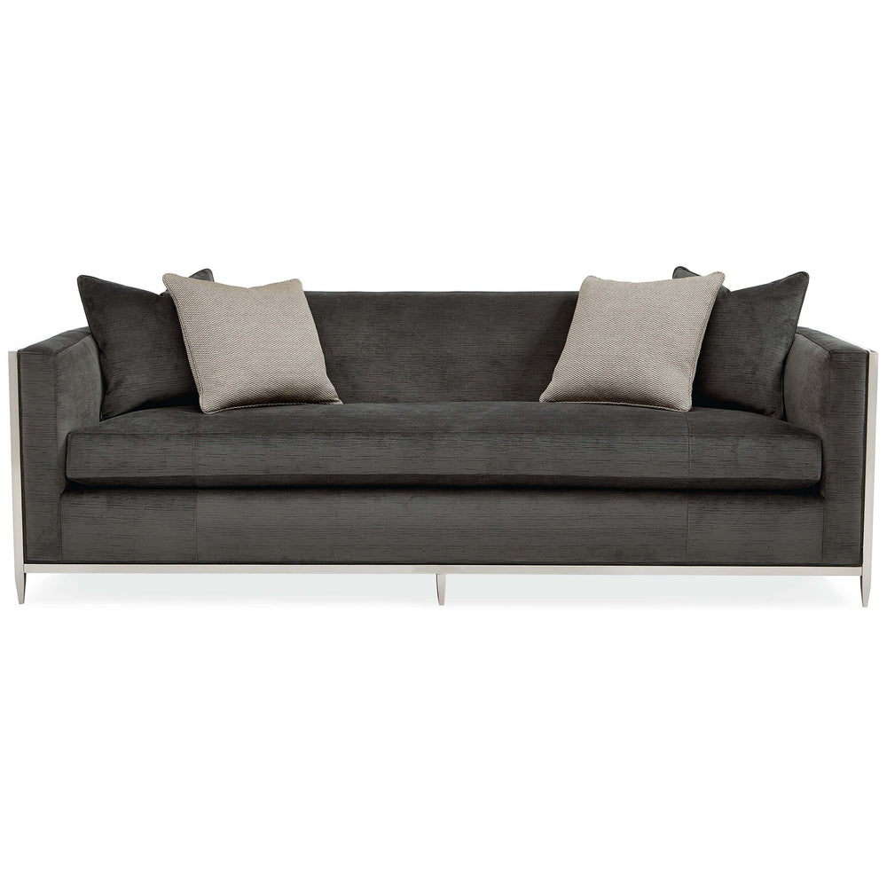 Ice Breaker Sofa, Charcoal-Furniture - Sofas-High Fashion Home