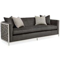 Ice Breaker Sofa, Charcoal-Furniture - Sofas-High Fashion Home