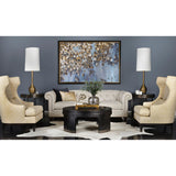 Cloud 9 Sovereign Natural Linen with Gold Pillow - Accessories - Pillows