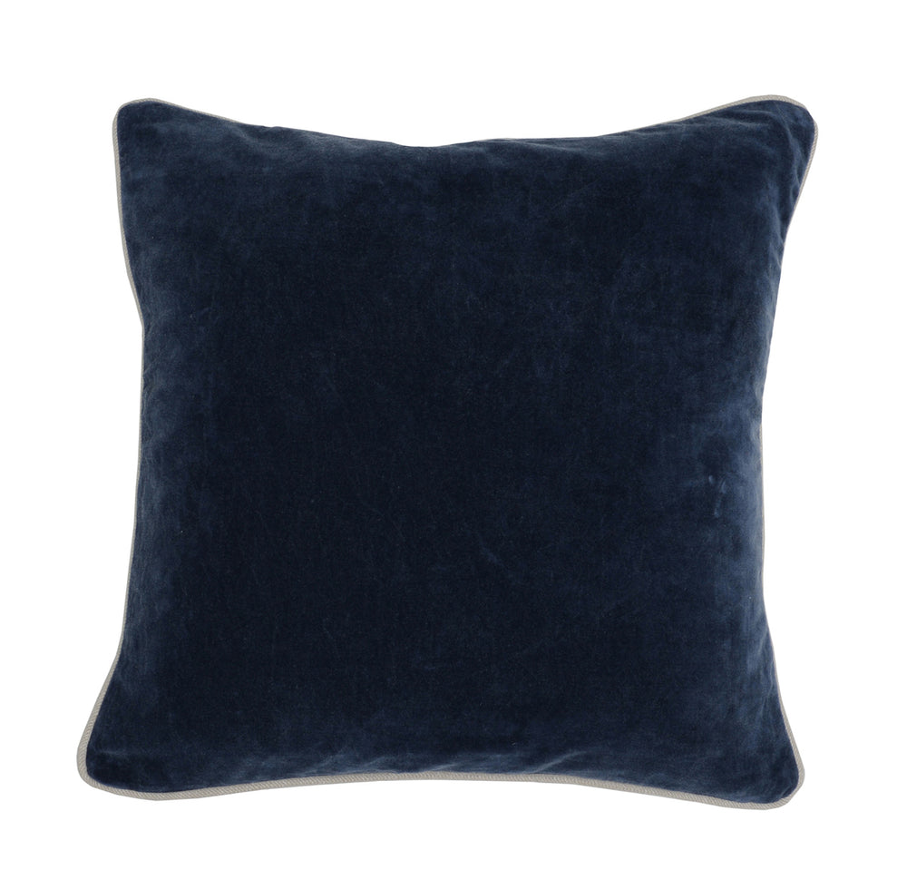 Heirloom Velvet Pillow, Navy - Accessories - Pillows