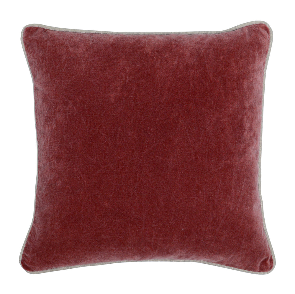 Heirloom Velvet Pillow, Vintage Red - Accessories - Pillows