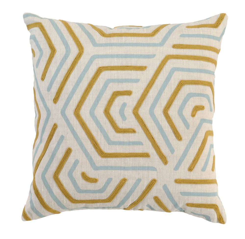 Leeser Pillow, Ochre - Accessories - Pillows