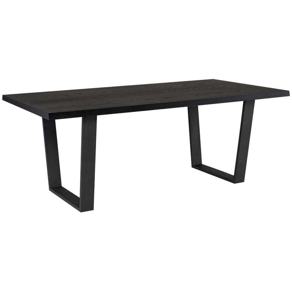 Versailles Dining Table, Onyx/Matte Black Base - Modern Furniture - Dining Table - High Fashion Home
