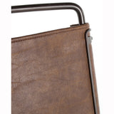 Wharton Bar Stool, Distressed Brown - Furniture - Dining - Dining Stools