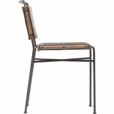 Wharton Dining Chair, Distressed Brown (Set of 2) - Furniture - Dining - High Fashion Home