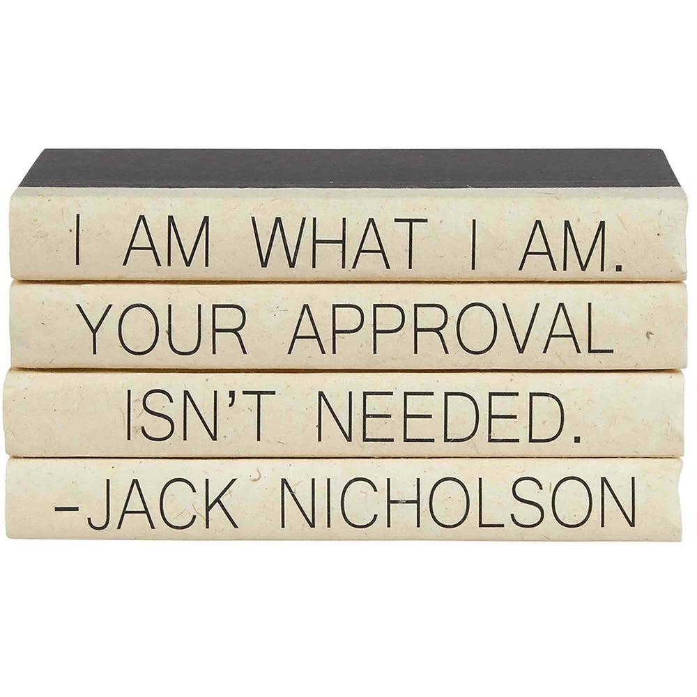 Stack of Books, I Am What I Am - Accessories - High Fashion Home