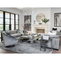 William Grand Sofa, Brussels Charcoal - Modern Furniture - Sofas - High Fashion Home