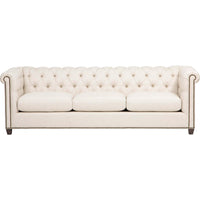 William Grand Sofa, Crevere Cream - Modern Furniture - Sofas - High Fashion Home