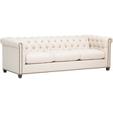 William Grand Sofa, Crevere Cream - Modern Furniture - Sofas - High Fashion Home