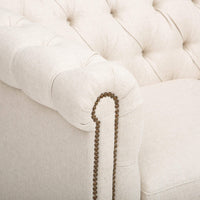 William Grand Sofa, Crevere Cream - Modern Furniture - Sofas - High Fashion Home