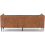 Williams Leather Sofa, Natural Washed Camel - Modern Furniture - Sofas - High Fashion Home