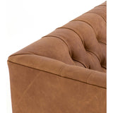 Williams Leather Sofa, Natural Washed Camel - Modern Furniture - Sofas - High Fashion Home