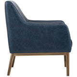 Wolfe Lounge Chair, Vintage Blue - Modern Furniture - Accent Chairs - High Fashion Home