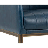 Wolfe Lounge Chair, Vintage Blue - Modern Furniture - Accent Chairs - High Fashion Home
