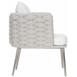 Santa Cruz Arm Chair, Nordic Grey-Furniture - Chairs-High Fashion Home