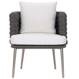 Santa Cruz Arm Chair, Cadet Grey-Furniture - Chairs-High Fashion Home
