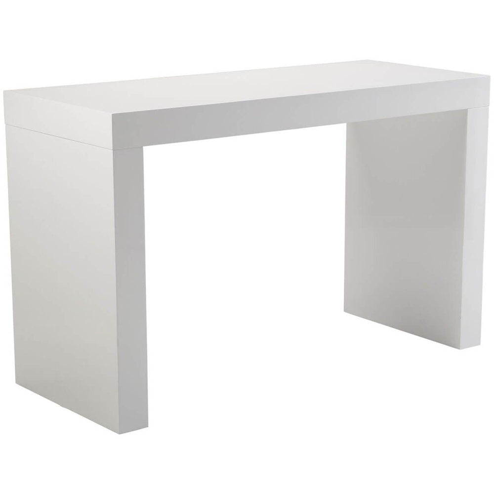 Faro C-Shape Counter Table, White - Modern Furniture - Dining Table - High Fashion Home