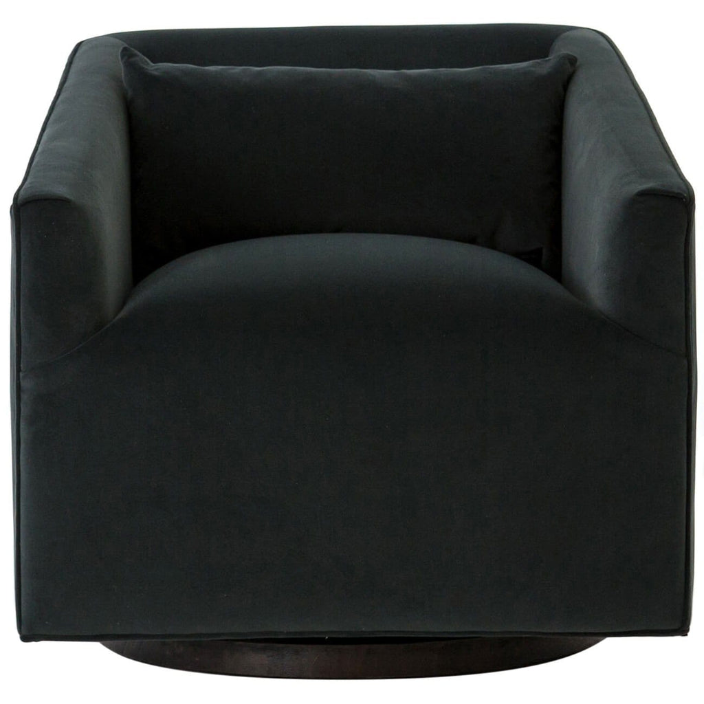 York Swivel Chair, Smoke High Fashion Home