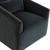 York Swivel Chair, Smoke - - High Fashion Home