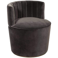August Chair, Shadow Grey - Modern Furniture - Accent Chairs - High Fashion Home